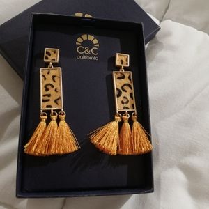 C&C California Leopard Earrings